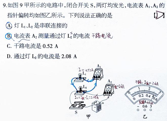 三道题解决电流表的测量对象消灭初中物理第一大电雷竞技官网 雷竞技APP路易错题(图2)